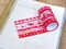 Valentine's Day Red & Pink Lips Hearts Date Night Anniversary Washi Tape Set (#W047)